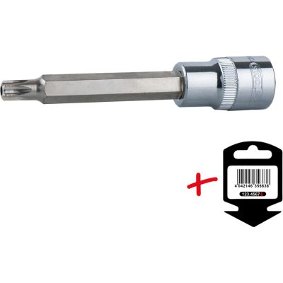 1/2" TX-Bit-Stecknuß mit Bohrung