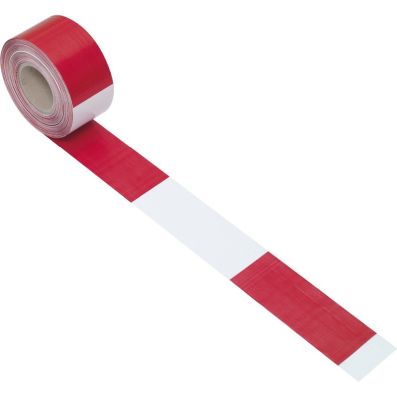 FOLIEN-ABSPERRBAND ROT / WEISS