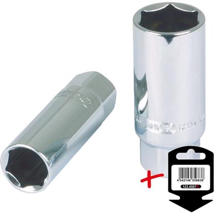 1/2" Zündkerzen-Stecknuß 21mm