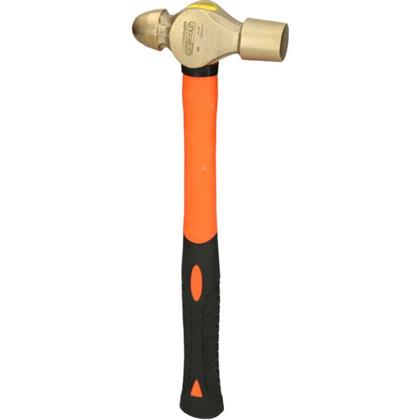 Schlosserhammer BRONZEplus englische Form Fiberglasstiel 600 g