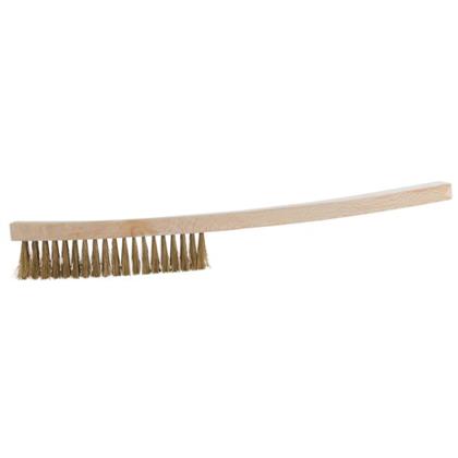 Drahtbürste Aluminium-Bronze gewellt, 5-reihig 350 mm