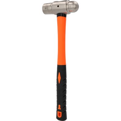 Schlosserhammer EDELSTAHL Fiberglasstiel 680 g Hammerkopf