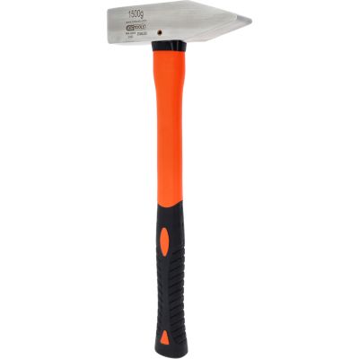 Schlosserhammer EDELSTAHL Fiberglasstiel 1.500 g Hammerkopf