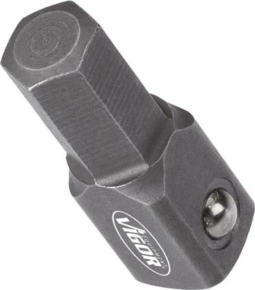 Bit Adapter, Vierkant 10 mm, Sechskant 8 mm