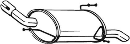 Endschalldämpfer Opel