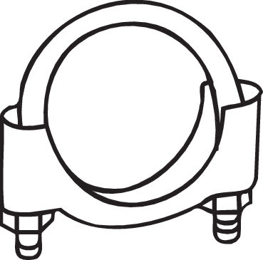 Klemmstück, Abgasanlage