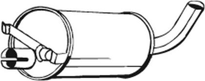 Mittelschalldämpfer Volvo
