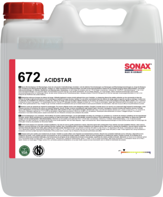 Felgenreiniger Sonax Acidstar 10l