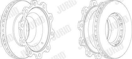 Bremsscheibe belüftet