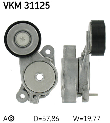 Spannrolle, Keilrippenriemen
