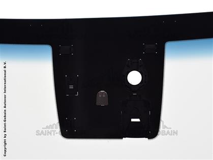 Frontscheibe grün mit Sensor