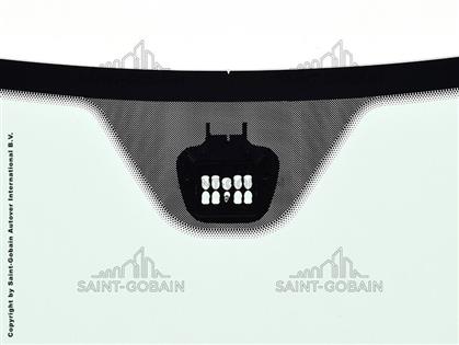 Frontscheibe grün mit Sensor Mercedes