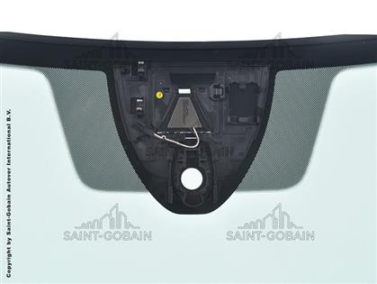 Frontscheibe grün Sensorvorb. Skoda