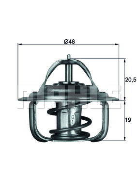 Thermostat, Kühlmittel