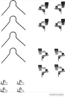 Zubehörsatz, Scheibenbremsbelag