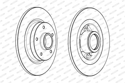 Bremsscheibe PREMIER hinten Renault