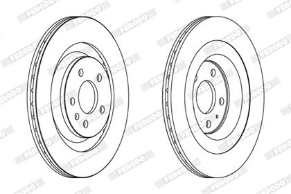 Bremsscheibe belüftet hinten Audi