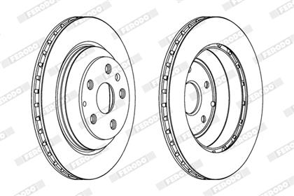 Bremsscheibe belüftet hinten