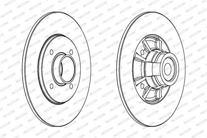 Bremsscheibe PREMIER hinten Renault