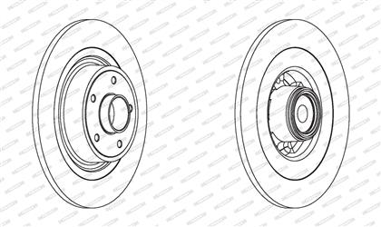 Bremsscheibe PREMIER hinten Renault