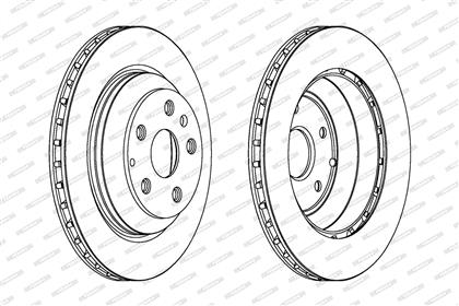 Bremsscheibe belüftet hinten