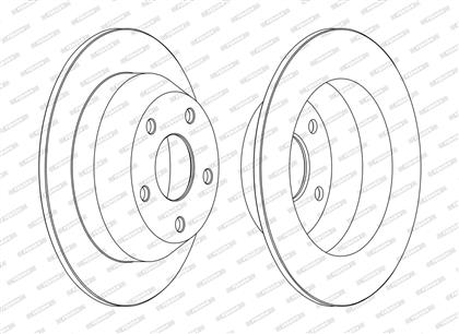 Bremsscheibe hinten Jeep