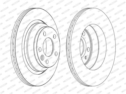 Bremsscheibe belüftet PREMIER hinten VW