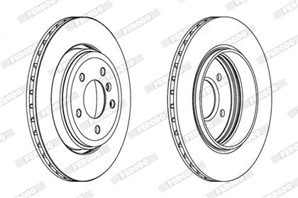 Bremsscheibe belüftet hinten BMW