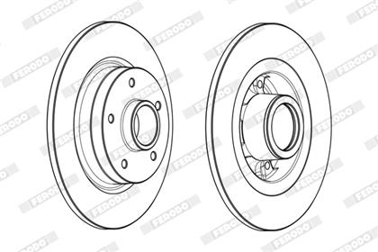 Bremsscheibe hinten Renault