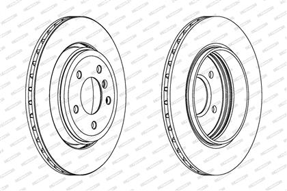 Bremsscheibe belüftet PREMIER hinten BMW