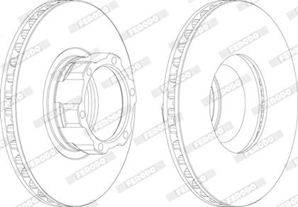 Bremsscheibe belüftet vorne Mercedes