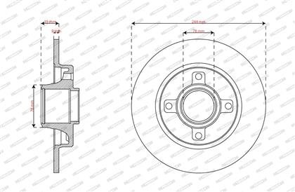 Bremsscheibe PREMIER hinten
