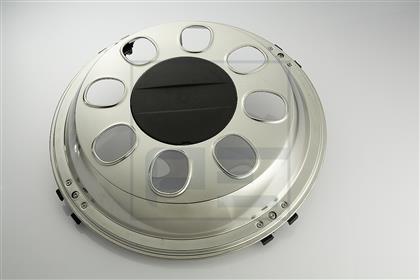 Radkappe 17,5" Nirosta chrom