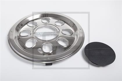 Radkappe 17,5" Nirosta chrom