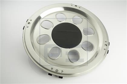 Radkappe 17,5" Nirosta chrom