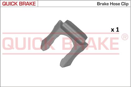 Halter, Bremsschlauch