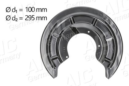 Spritzblech, Bremsscheibe