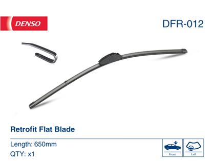 Scheibenwischer (1x) 650 mm Retrofit Flatblades DFR-012