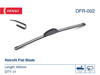 Scheibenwischer (1x) 450 mm Retrofit Flatblades DFR-002