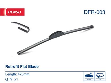 Scheibenwischer (1x) 475 mm Retrofit Flatblades DFR-003