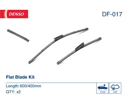 Scheibenwischer Set 600/400 mm Flatblades DF-017