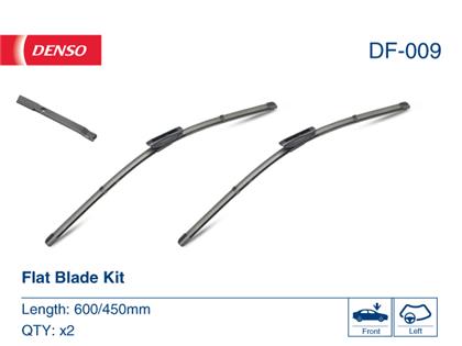 Scheibenwischer Set 600/450 mm Flatblades DF-009