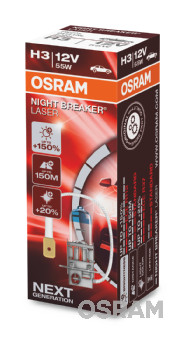 Lampe Night Breaker Laser H3 12V 55W