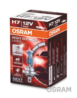 H7-Lampe Night Breaker Laser 12V 55W
