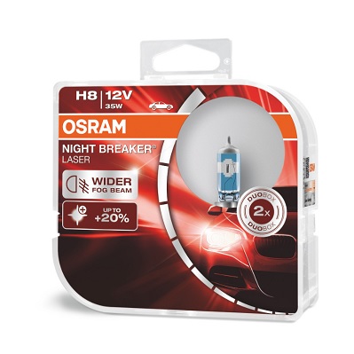 Lampe Night Breaker Laser H8 12V 35W