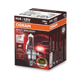 Lampe Night Breaker Silver H4 12V 60/55W