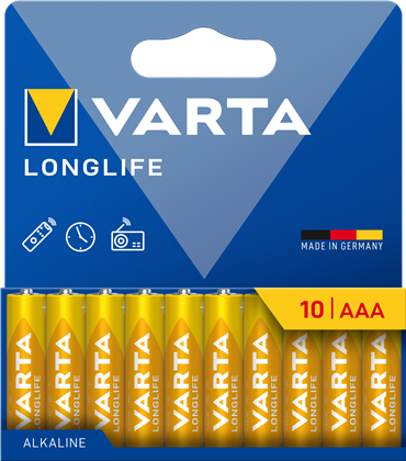 AAAMikrozelle LONGLIFE AAA 10er SB