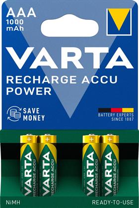 Mikrozelle AAA Recharge Accu Power