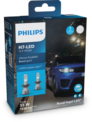 Lampe PHI LED H7 Ult Pro Boost