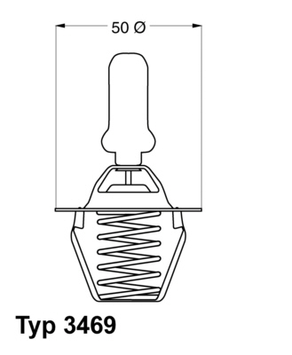 Thermostat, Kühlmittel